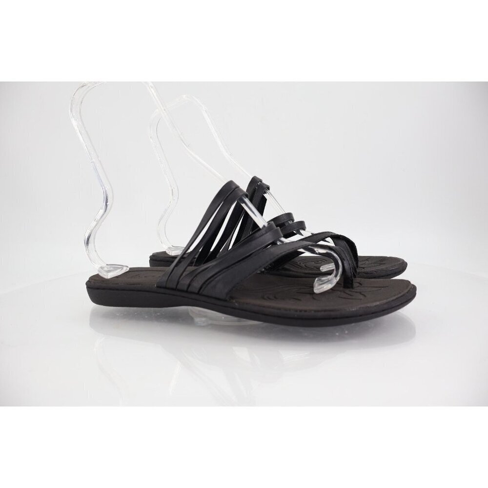 Born BOC Pawel Sandal Women's Size 11 Thong Slide Black Vegan Flip Flop Flat